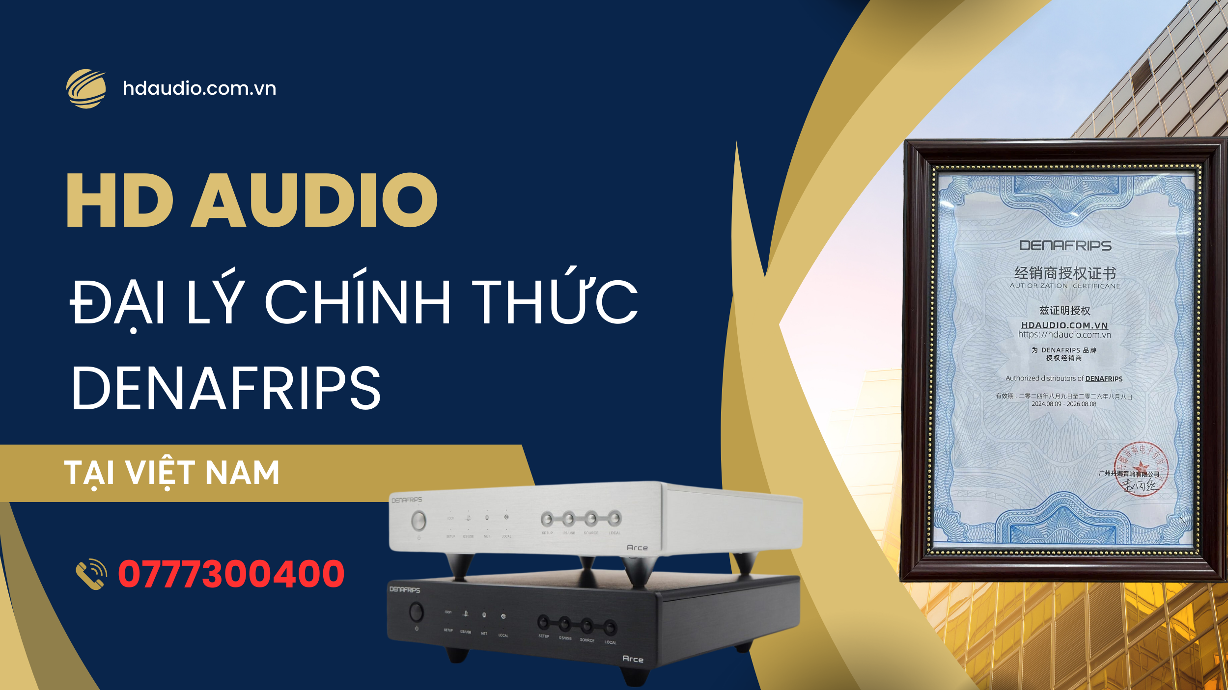 HDAUDIO - Đại Lý Chính Thức Của DENAFRIPS Tại Việt Nam